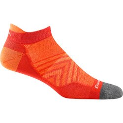 Darn Tough No Show Tab UltraLightweight Running Sock Men's in Lava